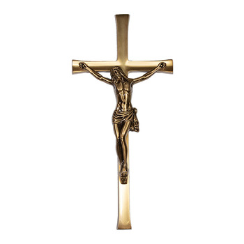 Крест католический с распятием 14х30см