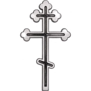 Крест православный 012 12х7см, серебро