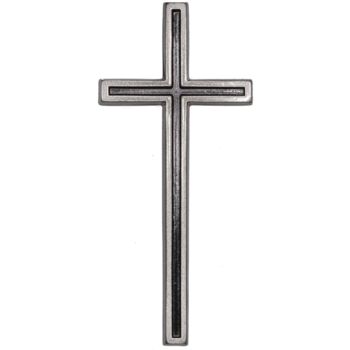 Крест католический 018 20х9см, серебро
