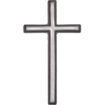 Крест католический 019 15х8см, серебро